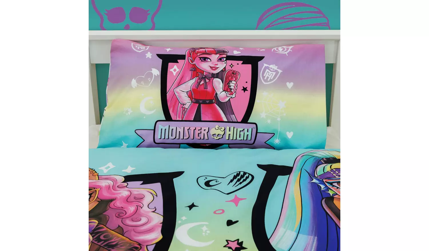 Monster High Fierce Panel Kids Bedding Set - Single
