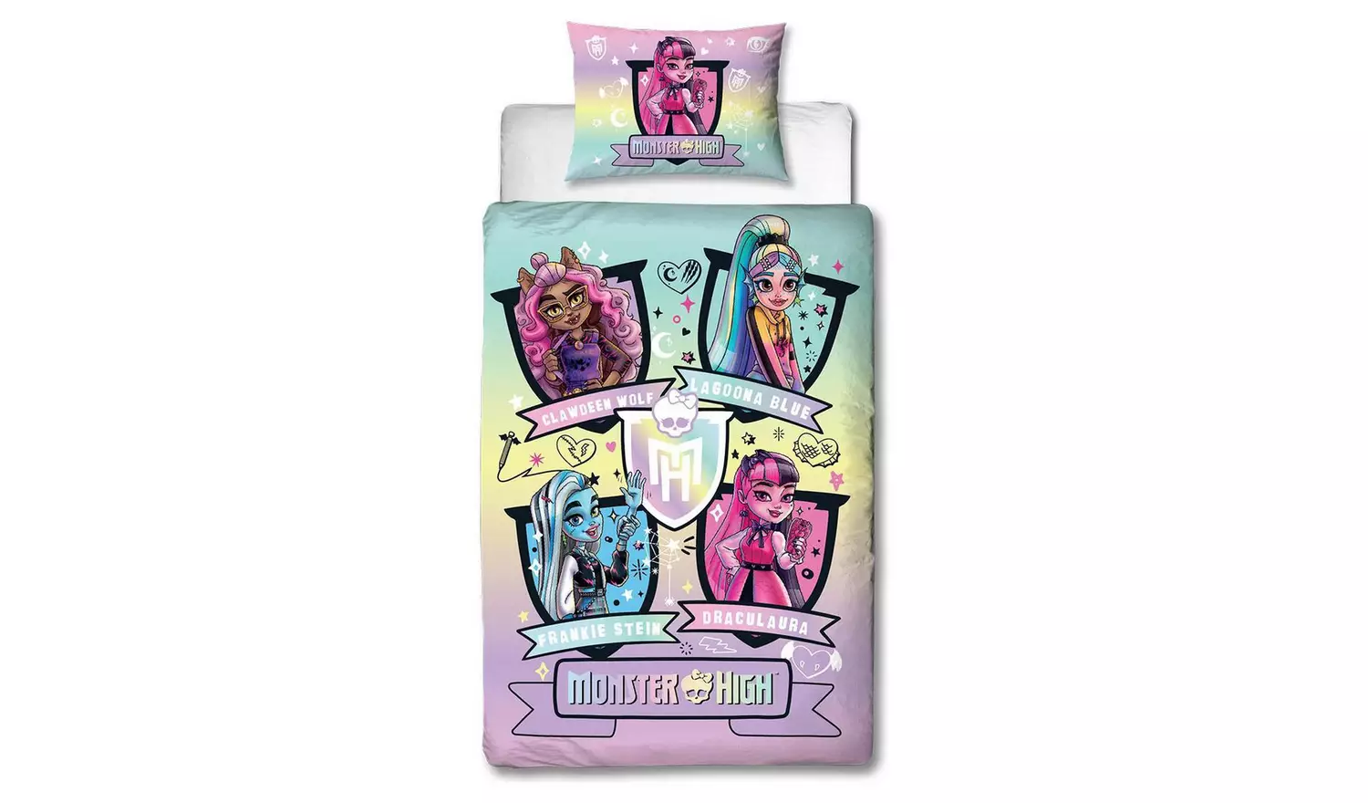 Monster High Fierce Panel Kids Bedding Set - Single