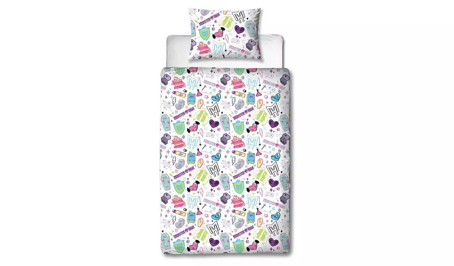 Monster High Fierce Panel Kids Bedding Set - Single