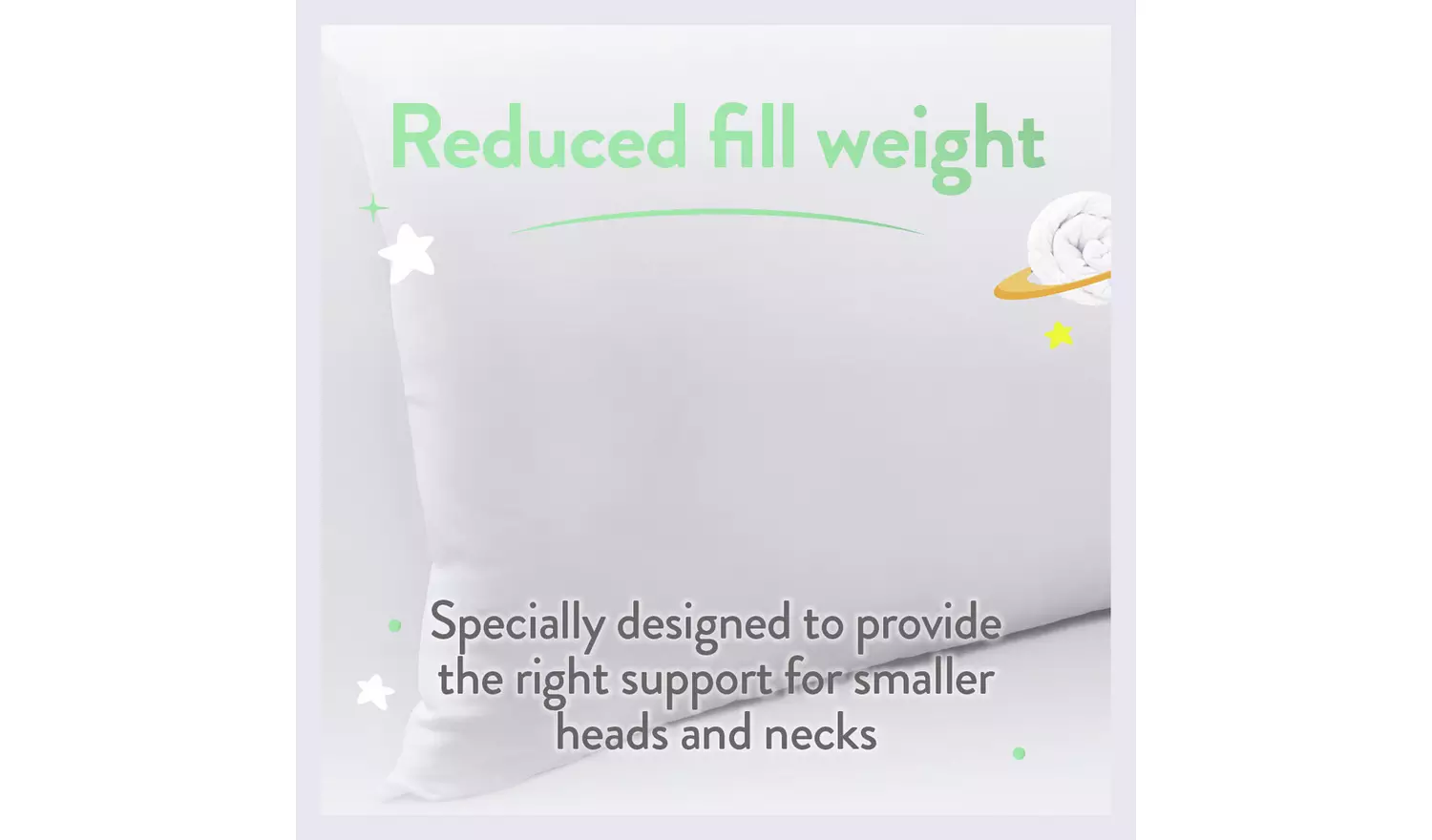 Slumberdown Little Slumbers Fresh & Protect Pillow - Cot Bed