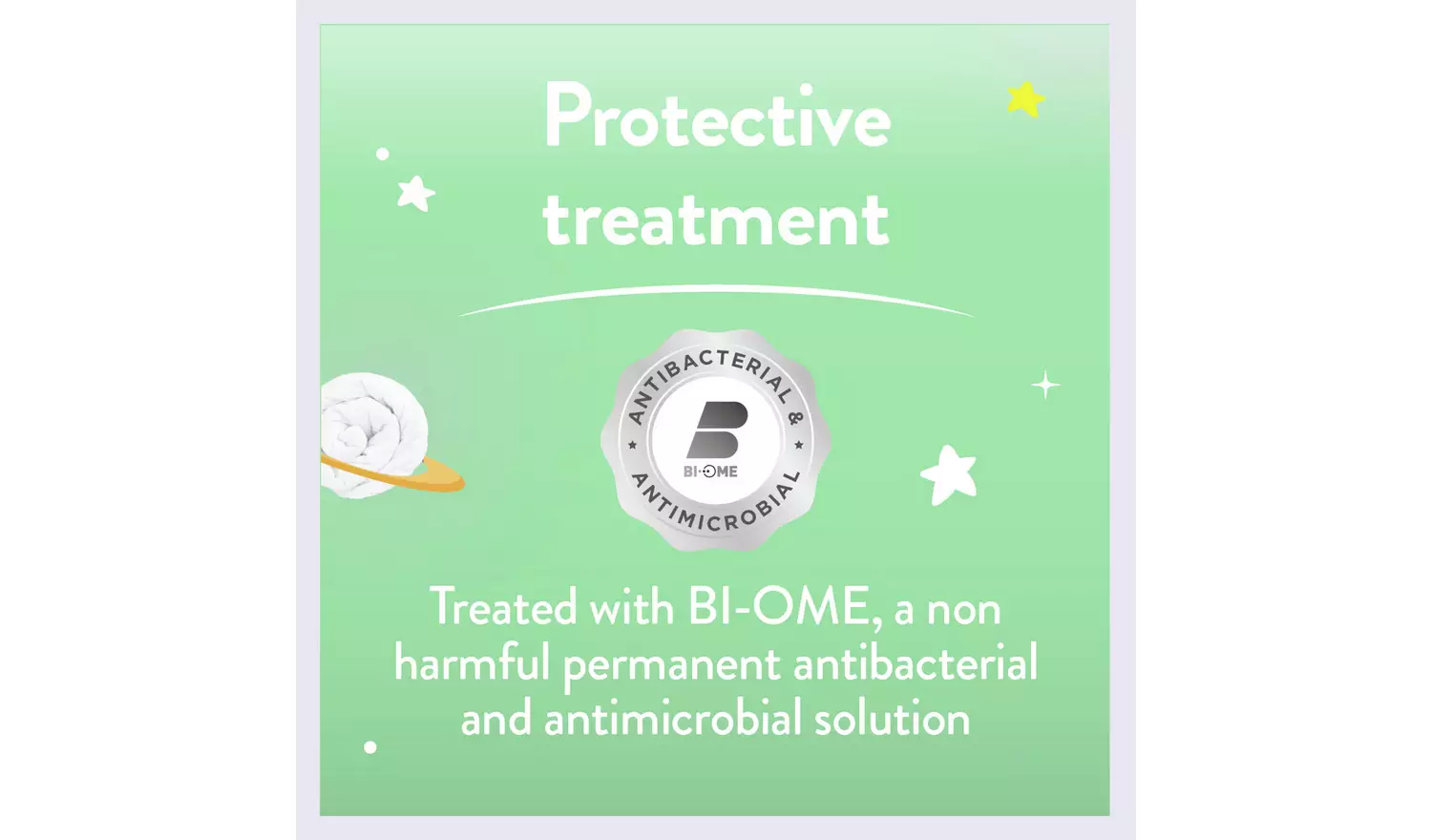 Slumberdown Little Slumbers Fresh & Protect Pillow - Cot Bed