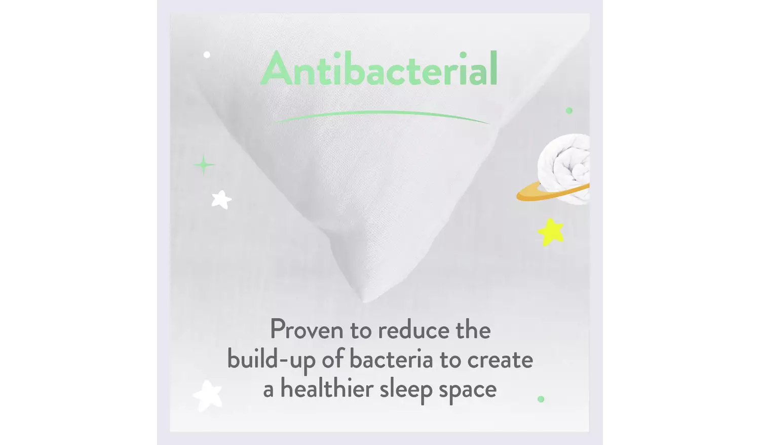 Slumberdown Little Slumbers Fresh & Protect Pillow - Cot Bed