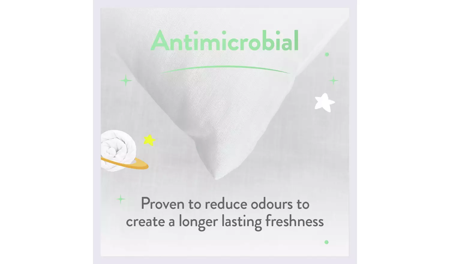 Slumberdown Little Slumbers Fresh & Protect Pillow - Cot Bed