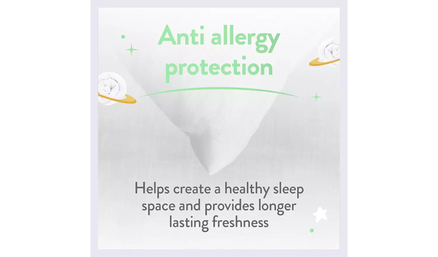 Slumberdown Little Slumbers Fresh & Protect Pillow - Cot Bed