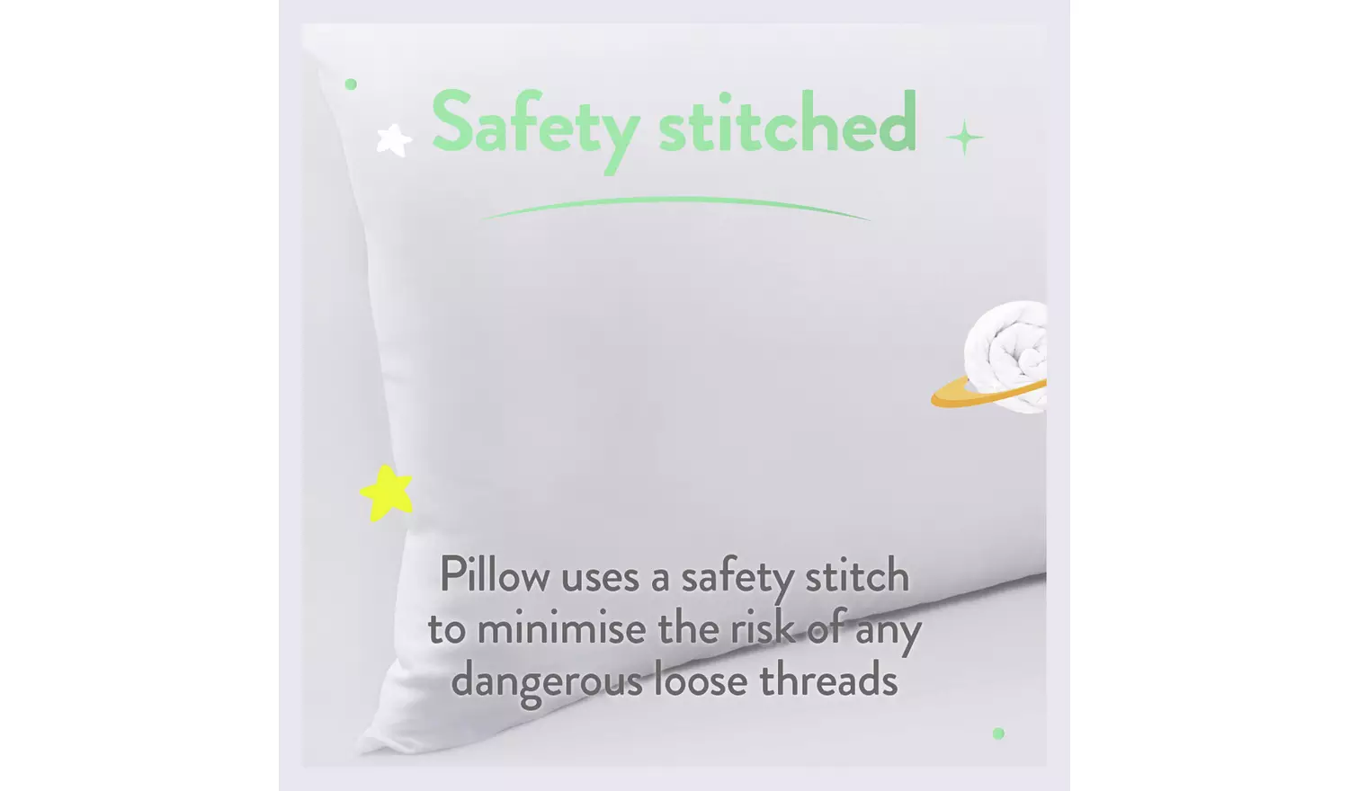 Slumberdown Little Slumbers Fresh & Protect Pillow - Cot Bed