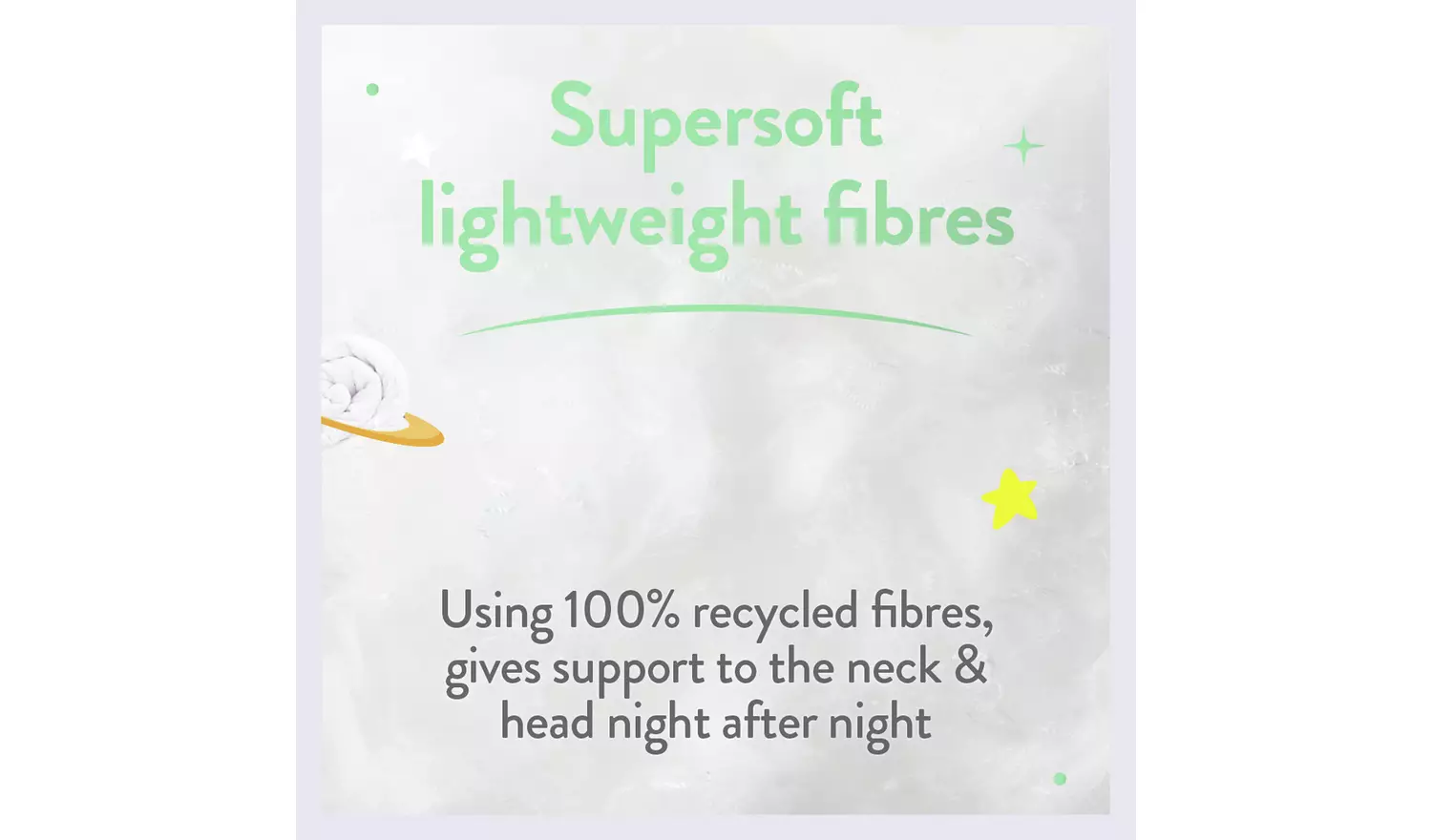 Slumberdown Little Slumbers Fresh & Protect Pillow - Cot Bed