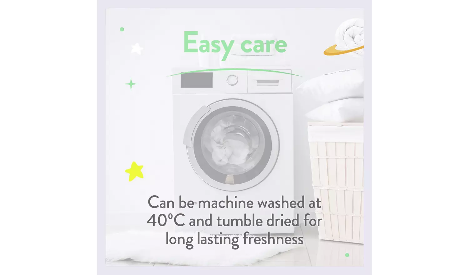 Slumberdown Little Slumbers Fresh & Protect Pillow - Cot Bed