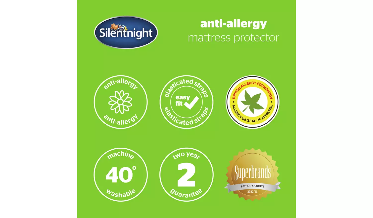 Silentnight Anti-Allergy Mattress Protector - Single