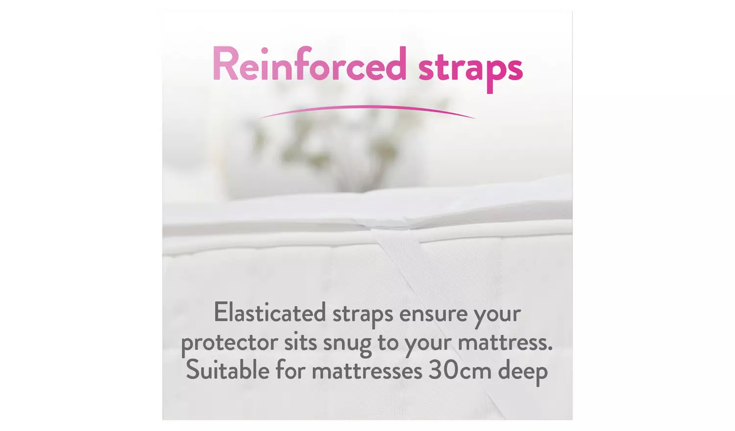 Slumberdown Soft and Huggable Mattress Protector - Single