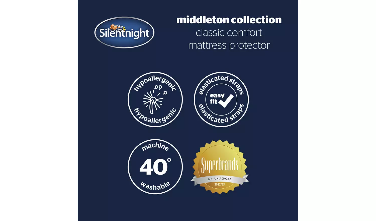 Silentnight Middleton Collection Mattress Protector - Double