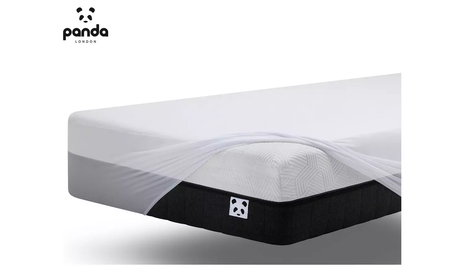 Panda Bamboo Waterproof Mattress Protector - Double
