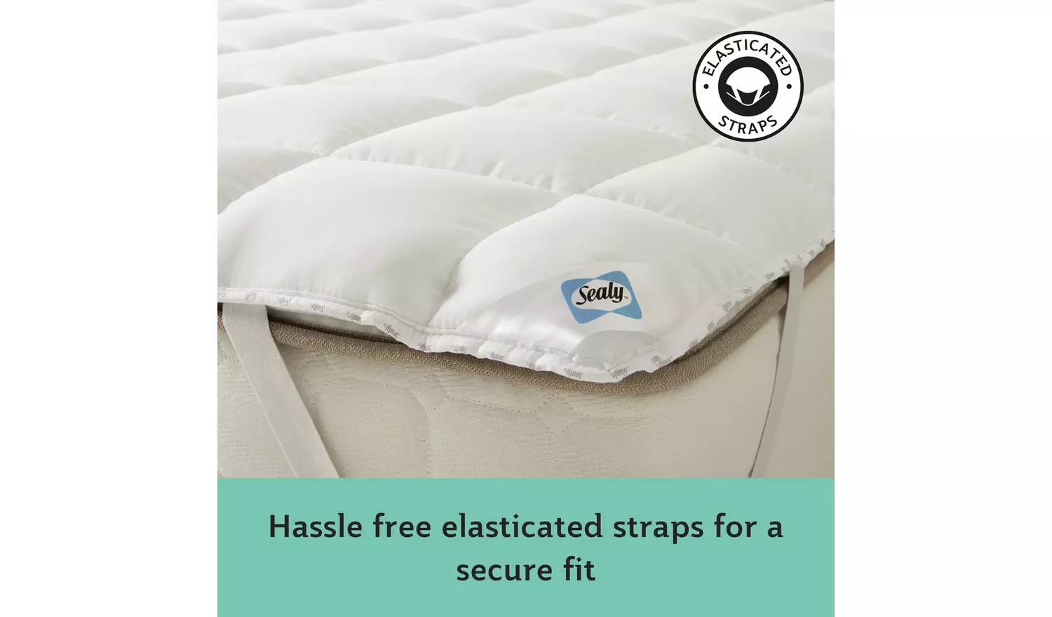 Sealy Anti Allergy Hollowfibre Mattress Topper - Double