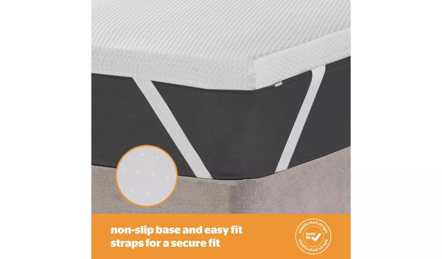 Silentnight 2.5cm Memory Foam Mattress Topper - Single