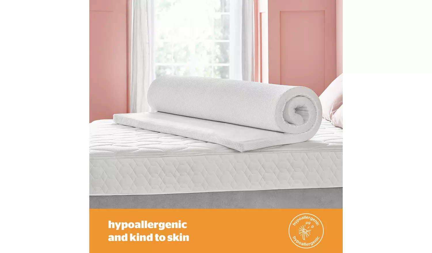 Silentnight 2.5cm Memory Foam Mattress Topper - Single