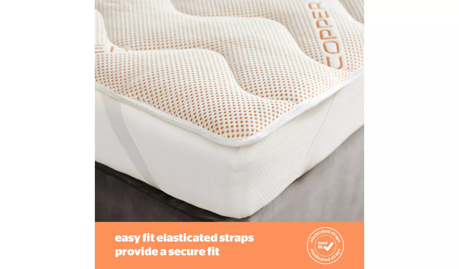 Silentnight Wellbeing Copper Infused Mattress Topper- Double