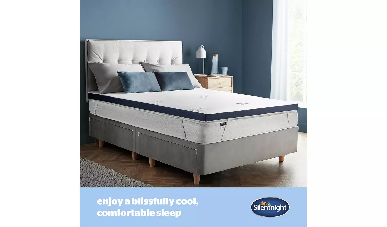 Silentnight Wellbeing Cool Touch Mattress Topper - King size