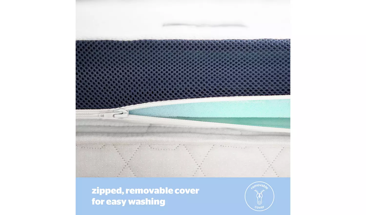 Silentnight Wellbeing Cool Touch Mattress Topper - Double