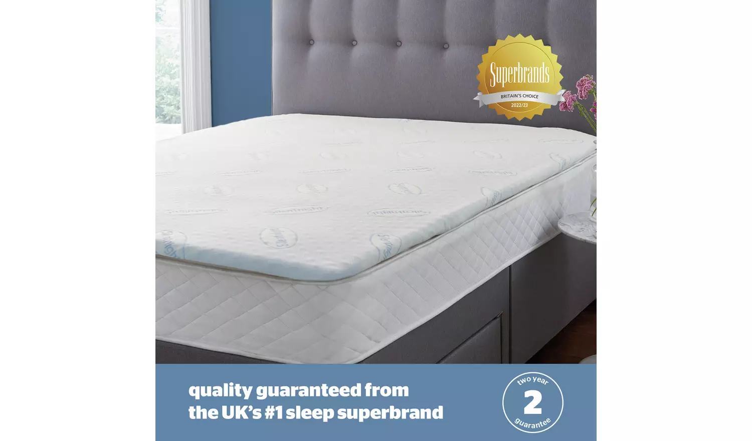 Silentnight Orthopaedic Mattress Topper with Cover - Single