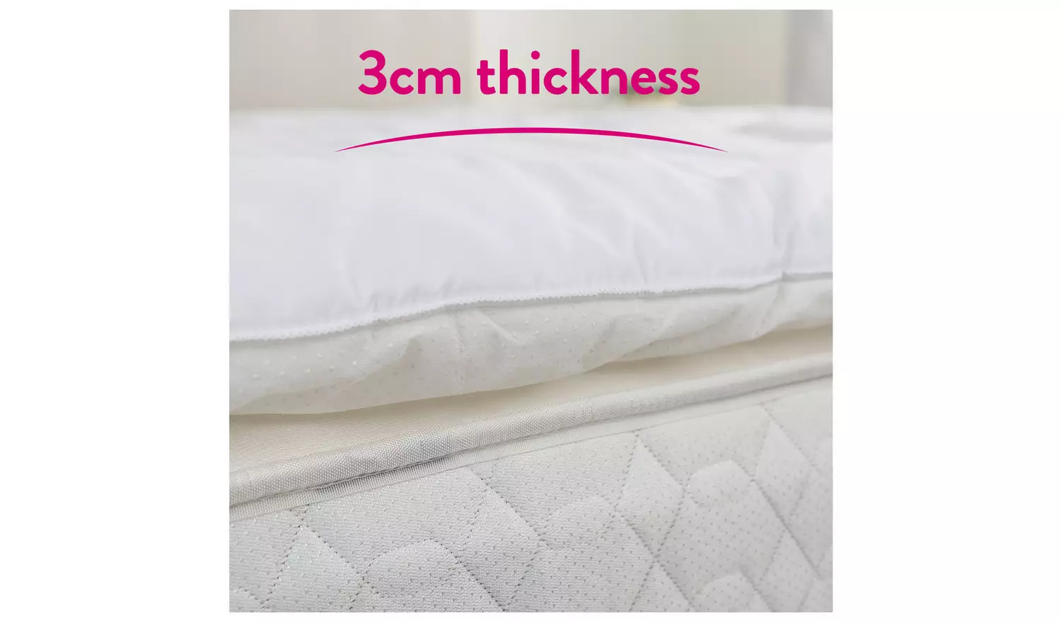 Slumberdown Soft & Huggable Mattress Topper - Kingsize