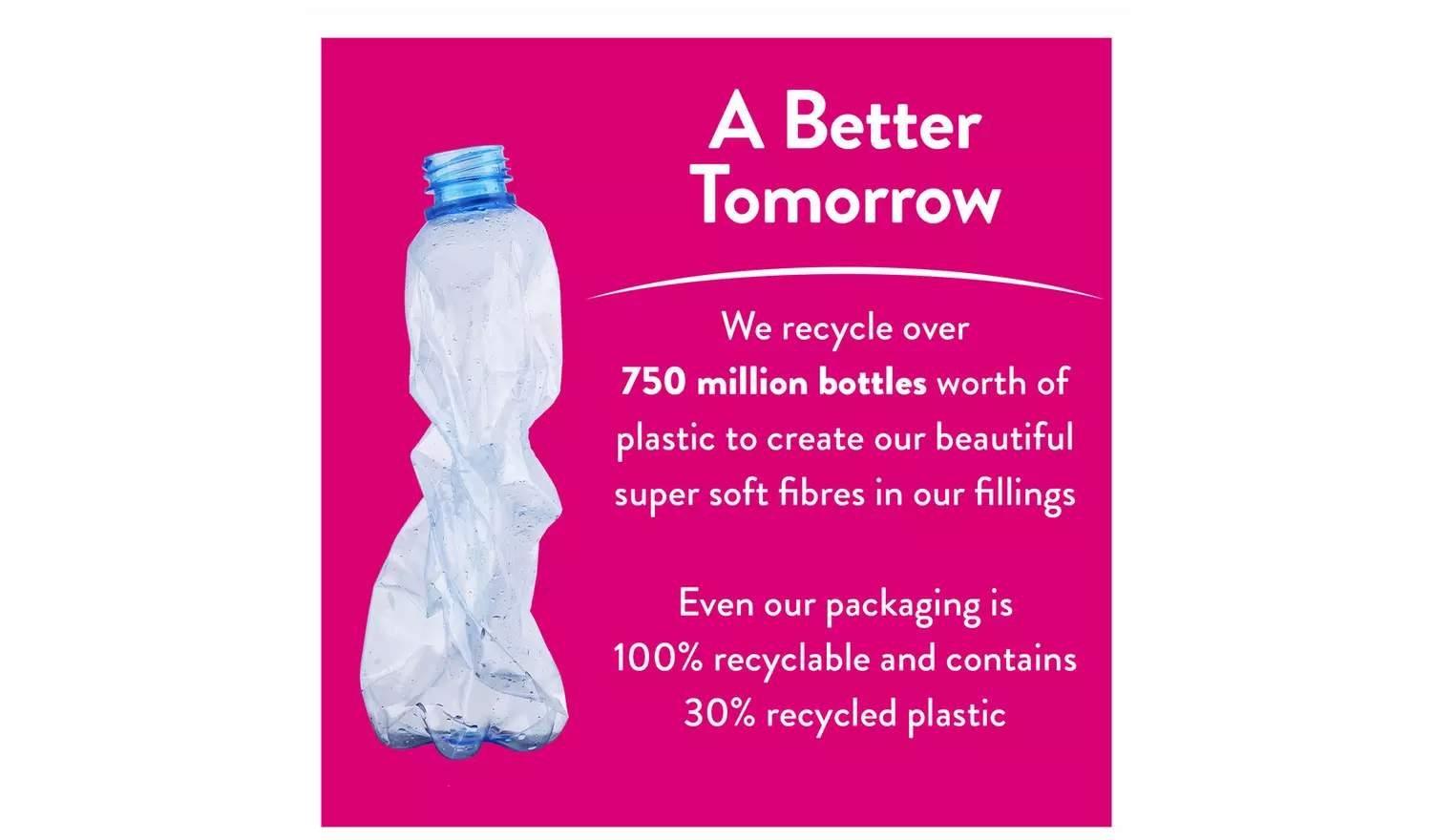 Slumberdown Soft & Huggable Mattress Topper - Kingsize