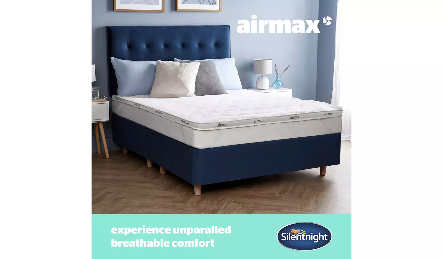 Silentnight Airmax Anti-Allergy Mattress Topper - Double