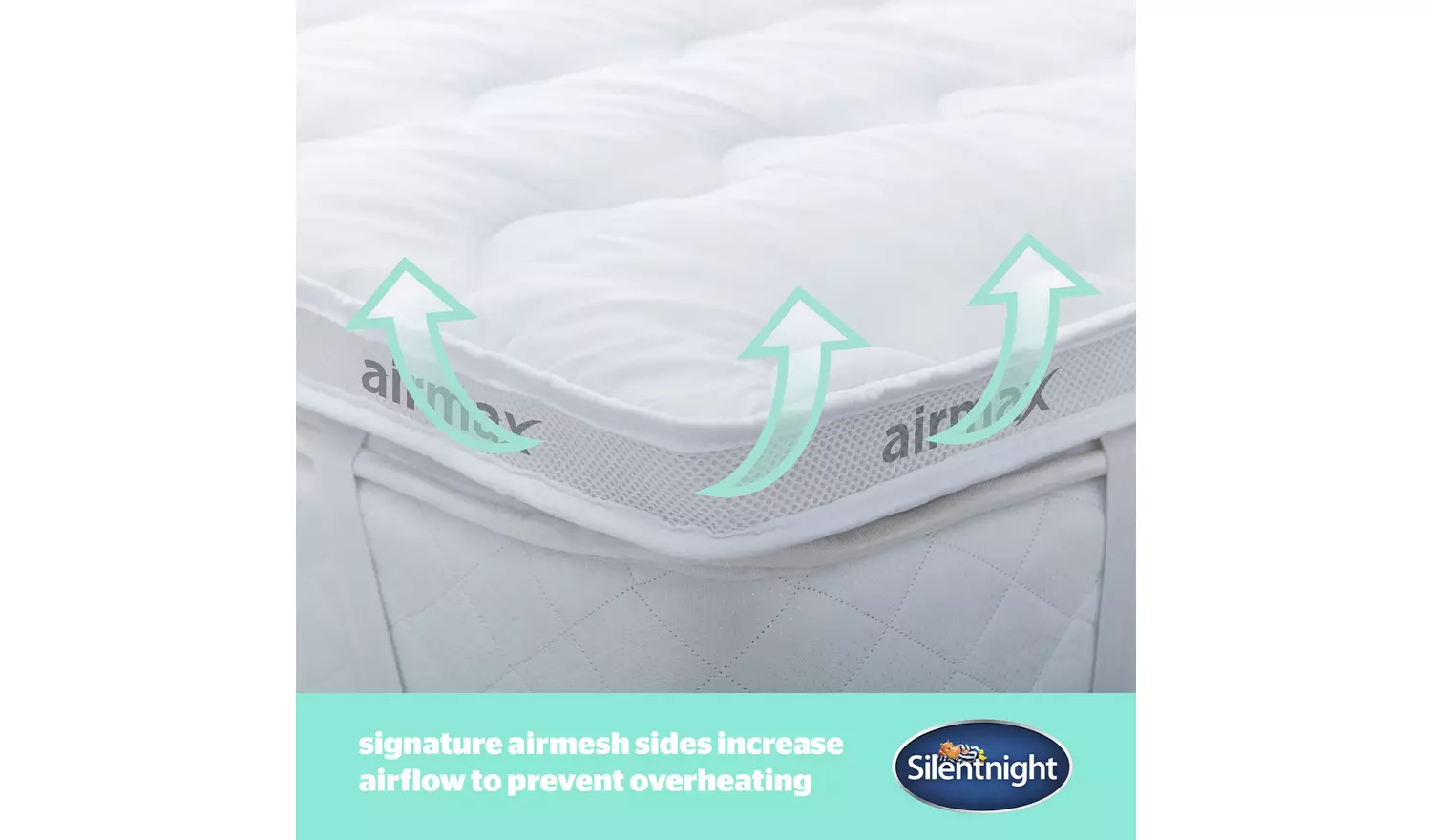 Silentnight Airmax Anti-Allergy Mattress Topper - Double