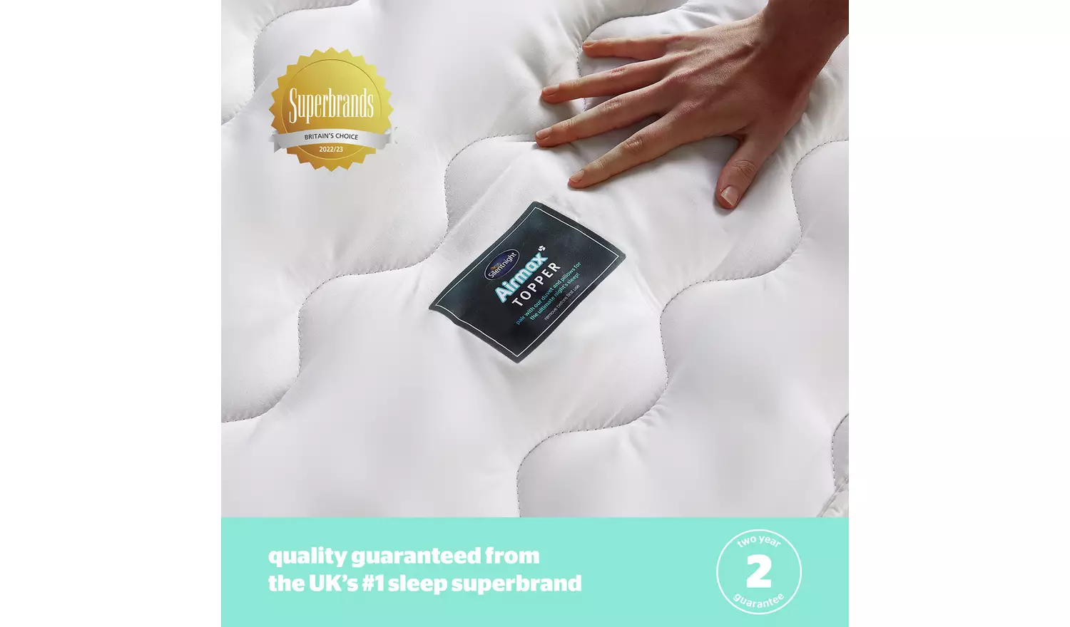 Silentnight Airmax Anti-Allergy Mattress Topper - Double