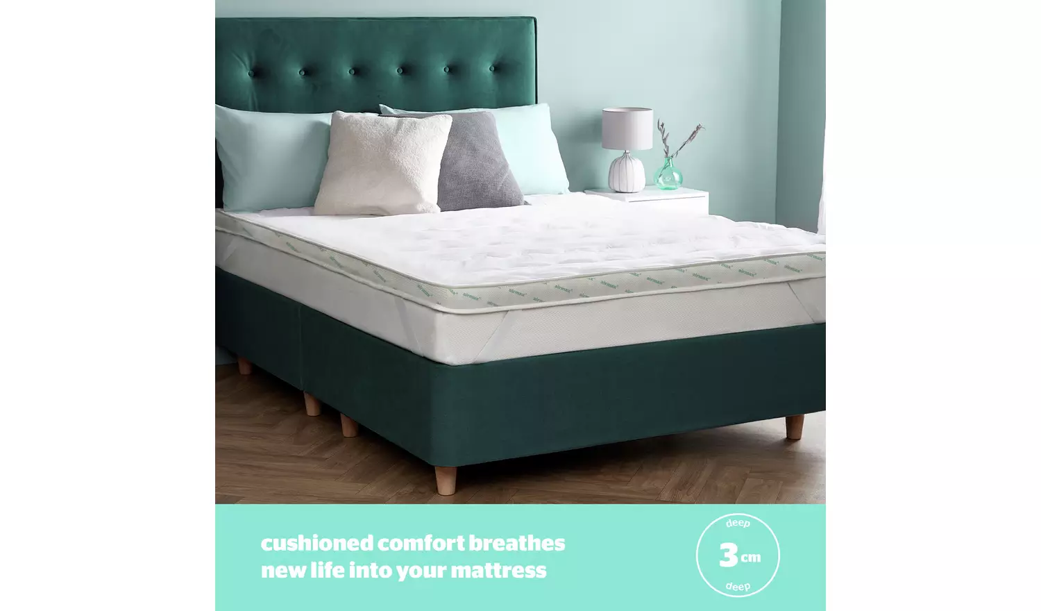 Silentnight Airmax Anti-Allergy Mattress Topper - Single