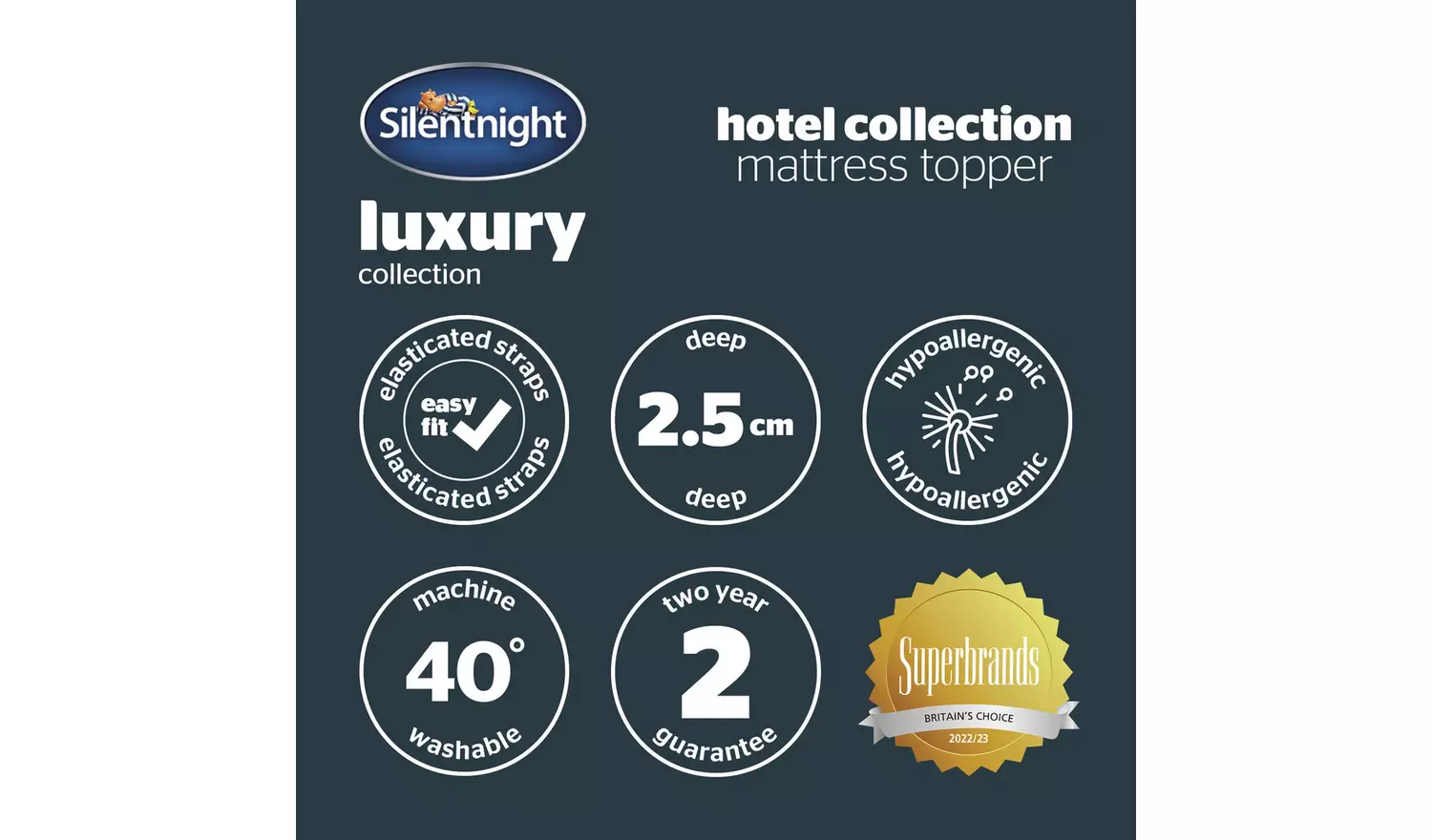 Silentnight Hotel Collection Mattress Topper - Superking