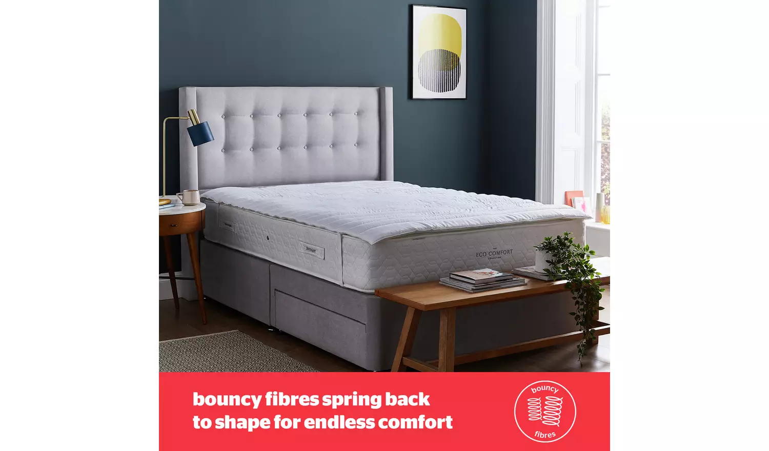 Silentnight Bounceback Mattress Topper - Double