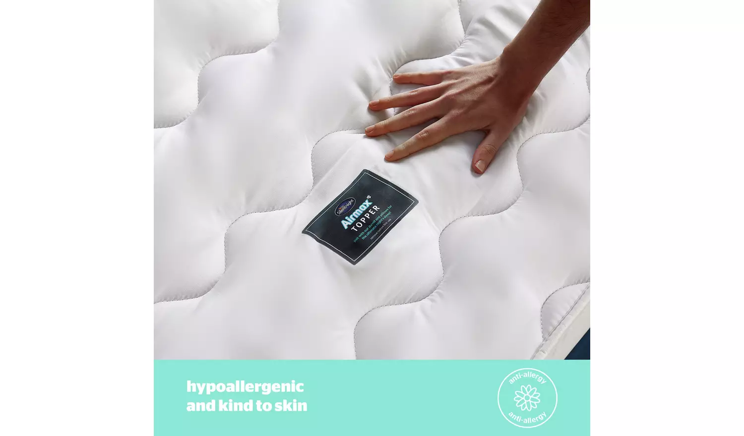 Silentnight Airmax Anti-Allergy Mattress Topper - Superking