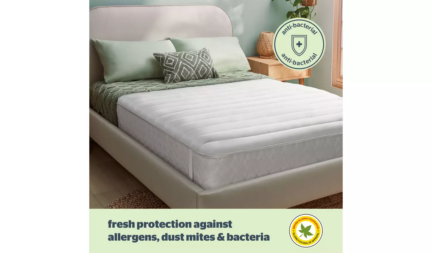 Silentnight Anti-Allergy Mattress Topper - Single
