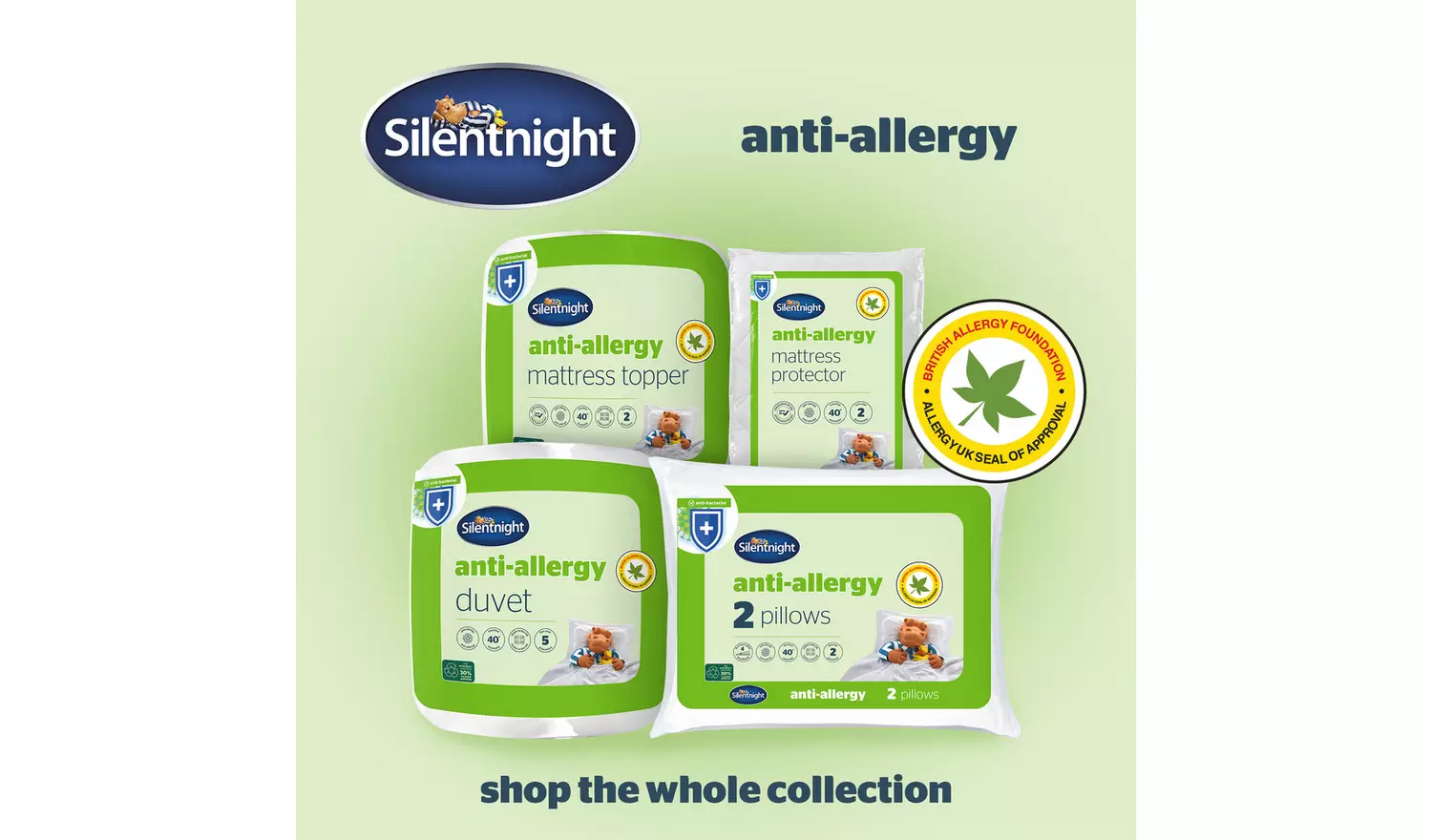 Silentnight Anti Allergy Mattress Topper - Double