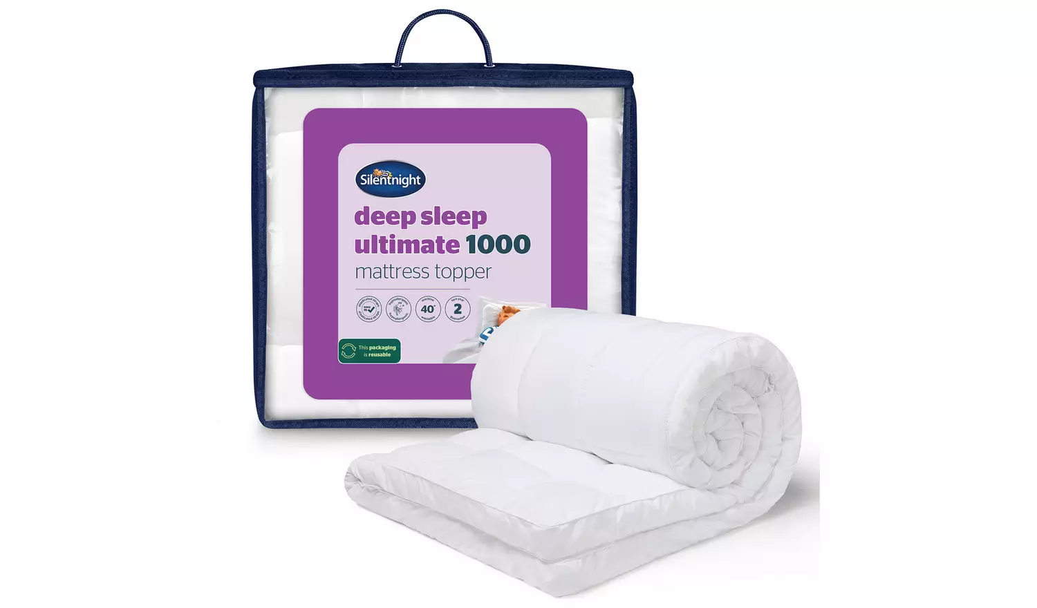 Silentnight Deep Sleep Ultimate 1000 Mattress Topper - SK