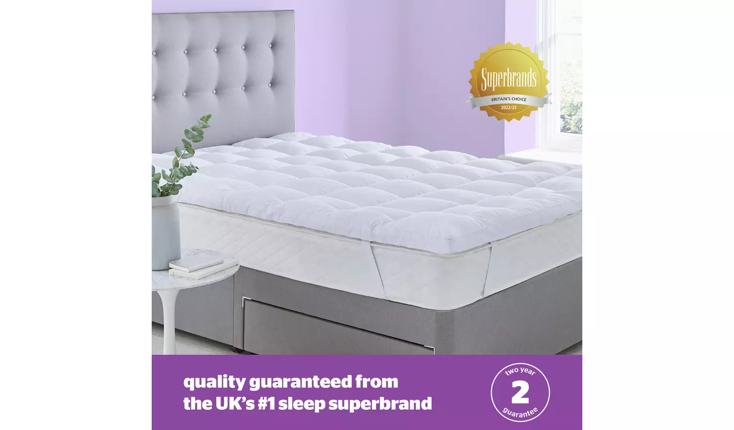Silentnight Deep Sleep Ultimate 1000 Mattress Topper - SK