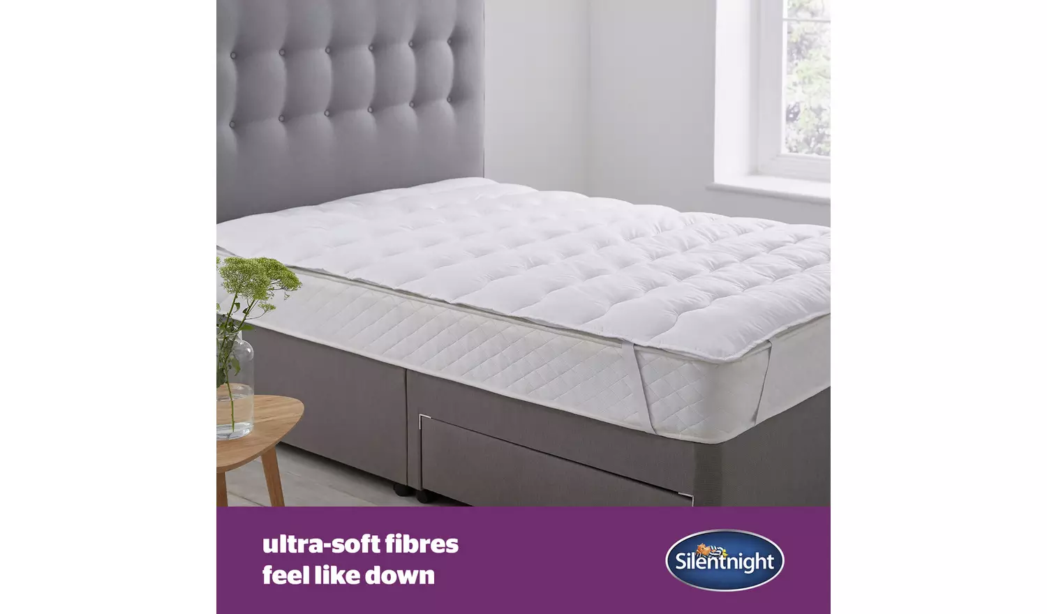 Silentnight Soft Like Down Mattress Topper - Single