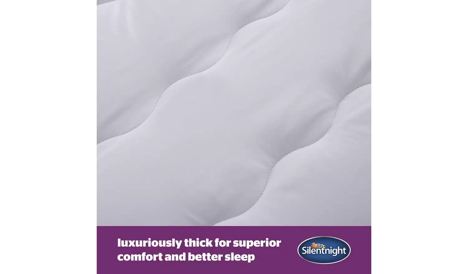 Silentnight Soft Like Down Mattress Topper - Single