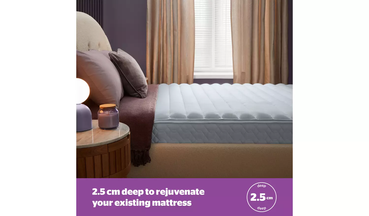 Silentnight Deep Sleep Mattress Topper - Double