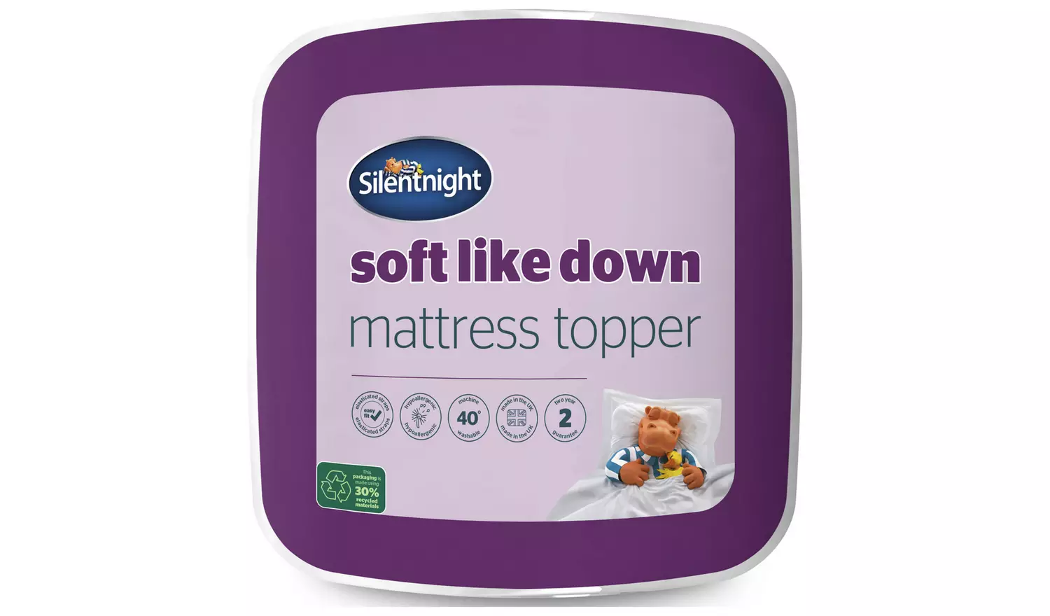 Silentnight Soft Like Down Mattress Topper - Double