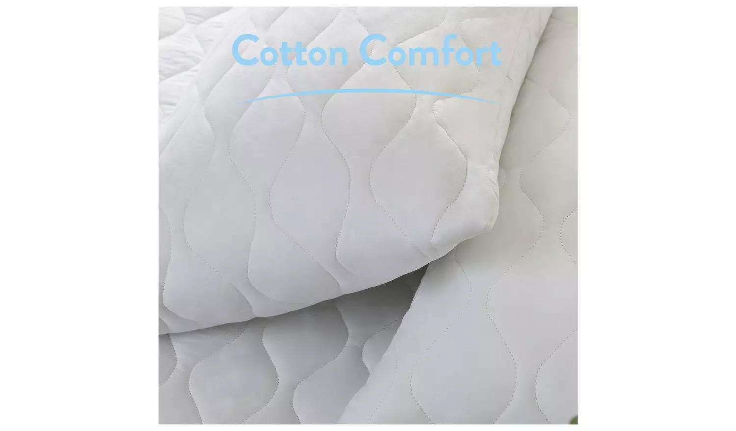 Slumberdown Cotton Comfort Pillow Protectors - Pack of 2