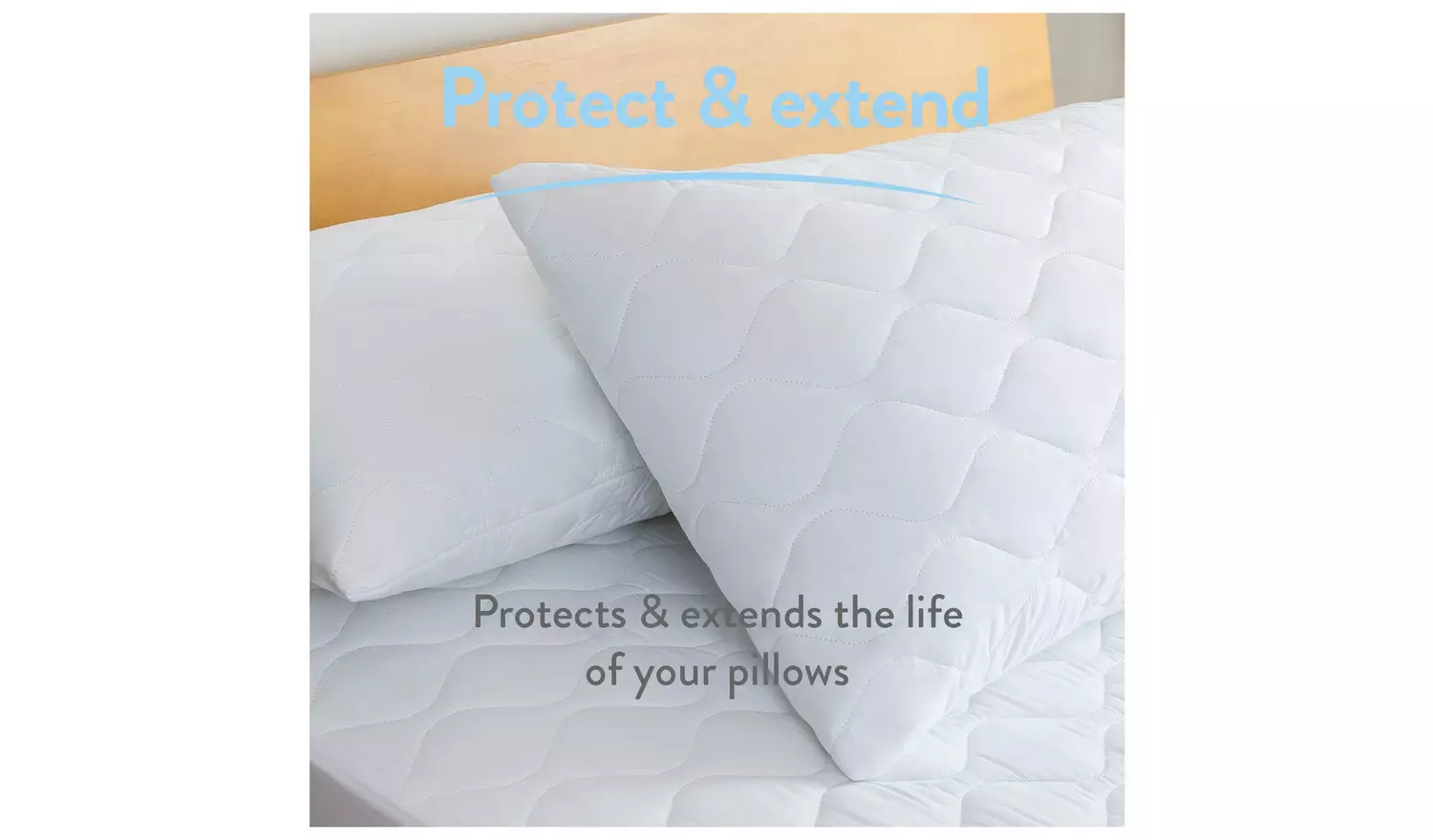 Slumberdown Cotton Comfort Pillow Protectors - Pack of 2