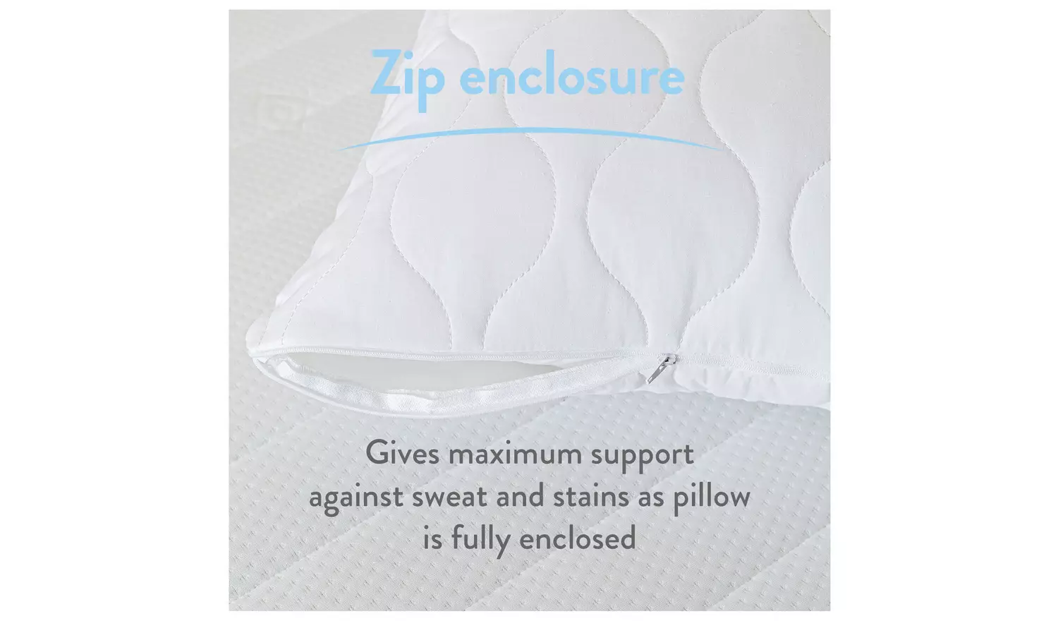 Slumberdown Cotton Comfort Pillow Protectors - Pack of 2