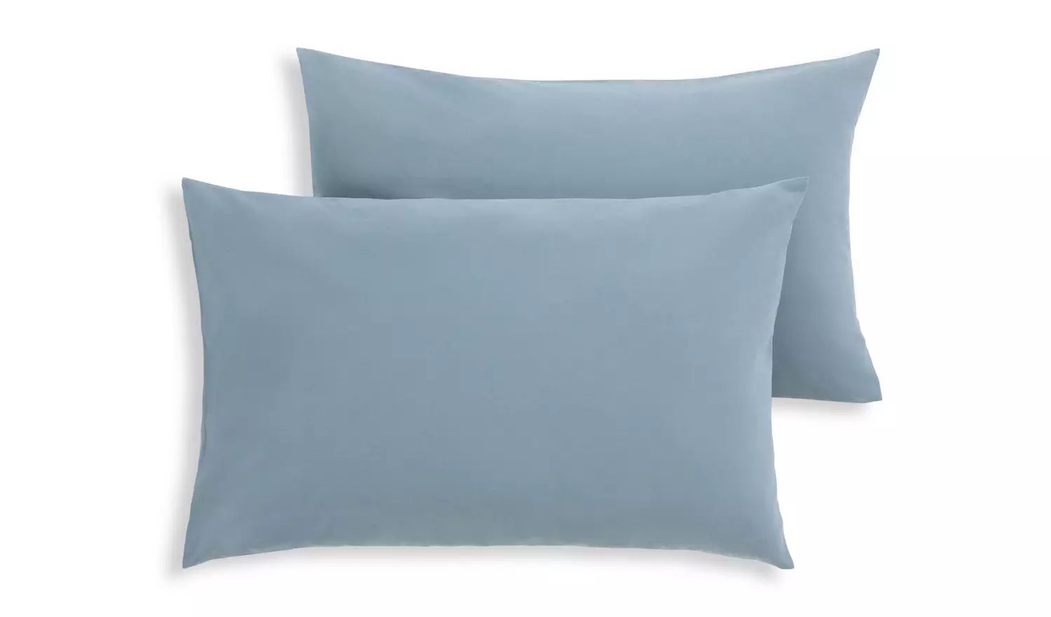 Habitat Cotton Rich 180 TC Standard Pillowcase Pair - Denim