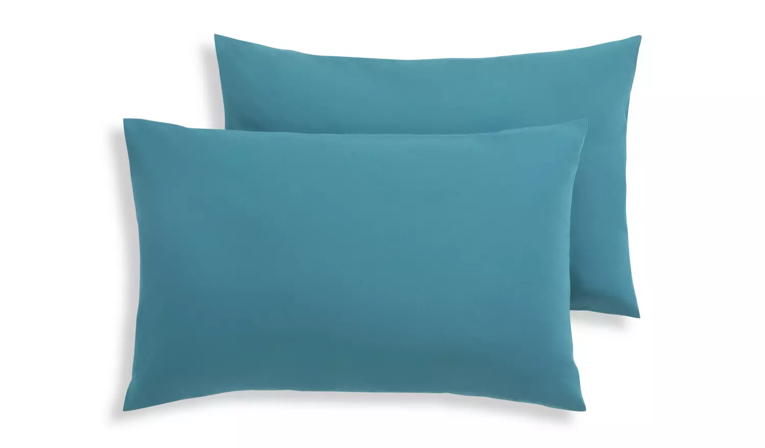 Habitat Cotton Rich 180 TC Standard Pillowcase Pair - Petrol