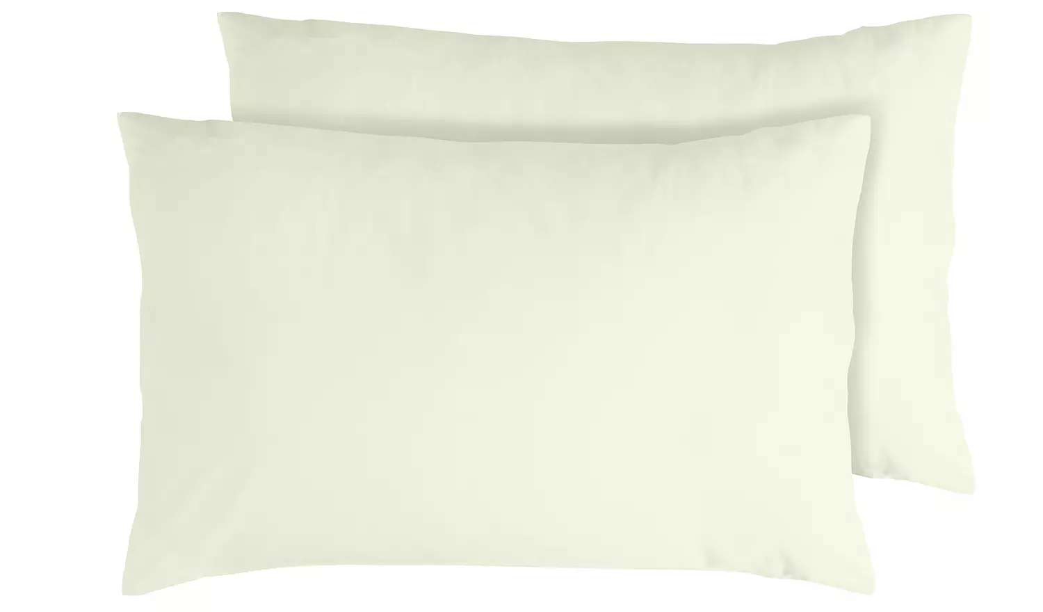 Habitat Egyptian Cotton Standard Pillowcase Pair - Cream