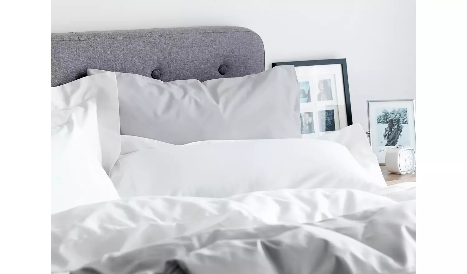 Habitat Pure Cotton 200TC Standard Pillowcase Pair - White