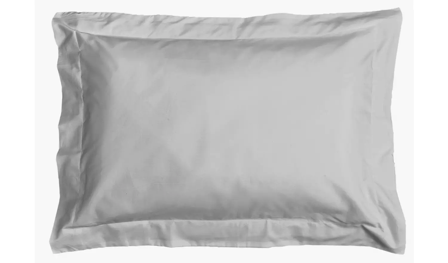Habitat Pure Cotton 200TC Oxford Pillowcase Pair- Grey