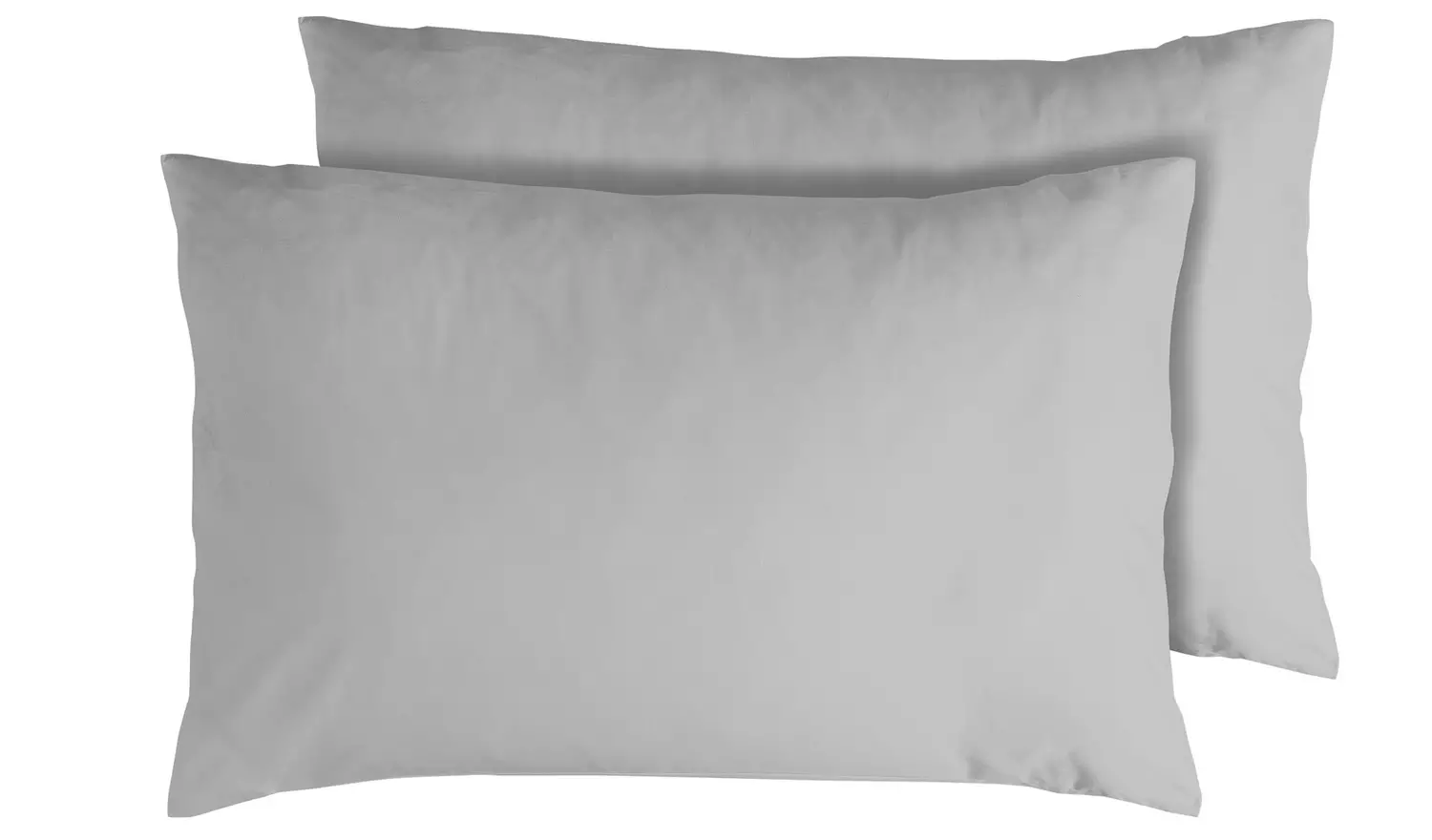 Habitat Egyptian Cotton Standard Pillowcase Pair - Grey