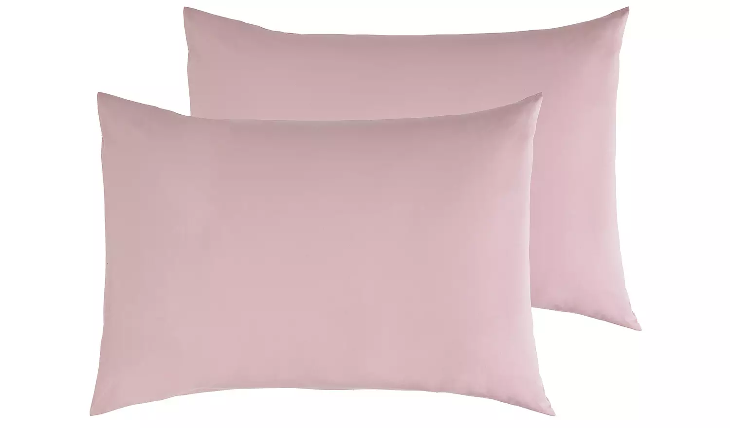 Habitat Cotton Rich 180 TC Standard Pillowcase Pair - Blush