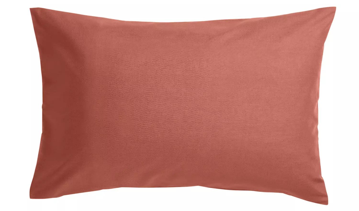 Habitat Polycotton Standard Pillowcase Pair - Rust